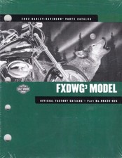 2002 Harley-Davidson FXDWG3 Dyna Wide Glide SE Parts Catalog 99430-02A NEW