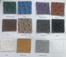 Ostrich faux vinyl Marine grade UV resistance waterproof Fabric 54  wide