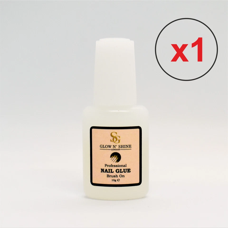 EXTRA STRONG NAIL GLUE WITH BRUSH 💅2g 3g 10g💅 ACRYLIC NAILS💅 FAKE NAIL GLUE💅