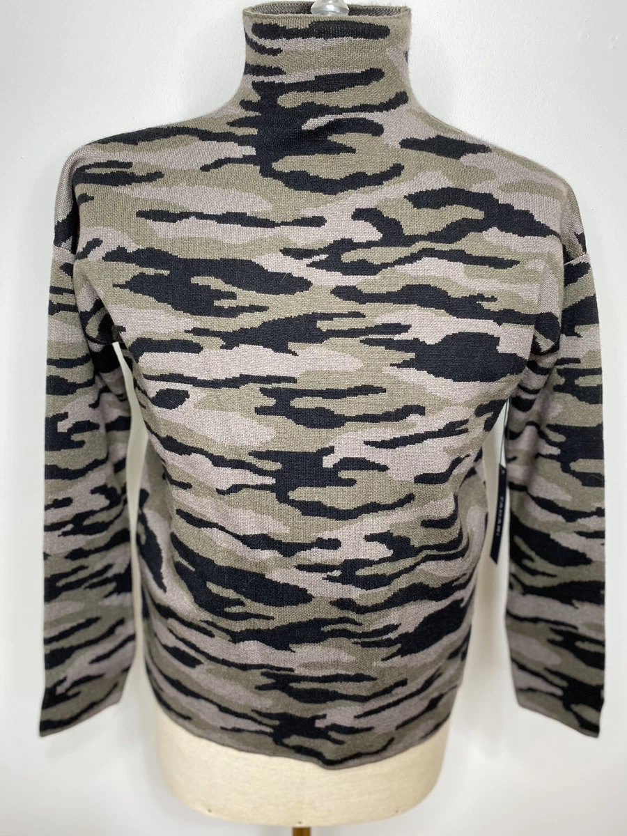 Tahari camo sweater clearance