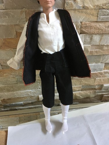 HANDGEFERTIGTER EICHE matt, Jamie 17" MÄNNLICHER PUPPEN OUTFIT Mantel, Hose, Hemd, Weste, Socken SET - Bild 7 von 12