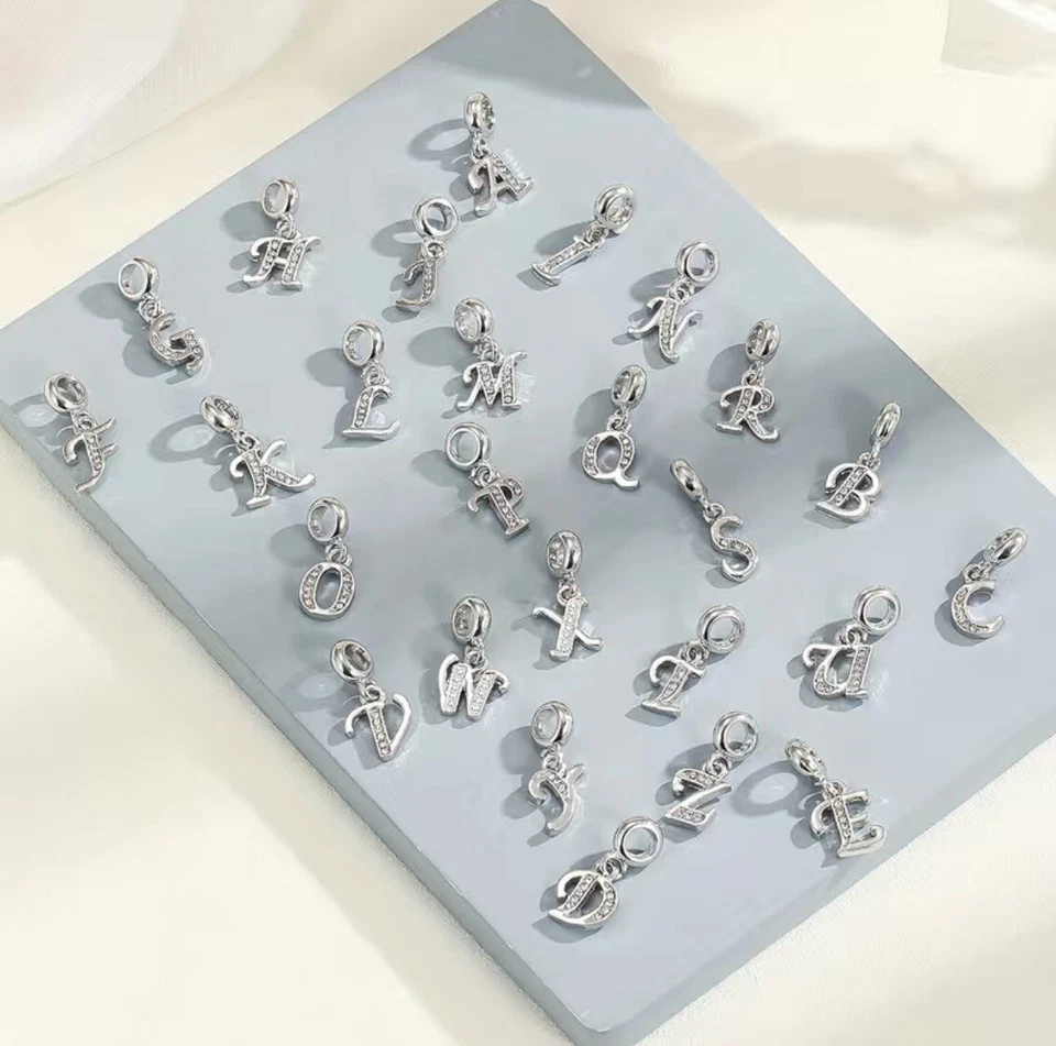 Charm Silver Filled letter  A to Z Dangle Alphabet - Image 4 of 4
