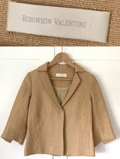 Robinson Valentine Short Blazer 3/4 Sleeves Mother Of Bride Couture Designer