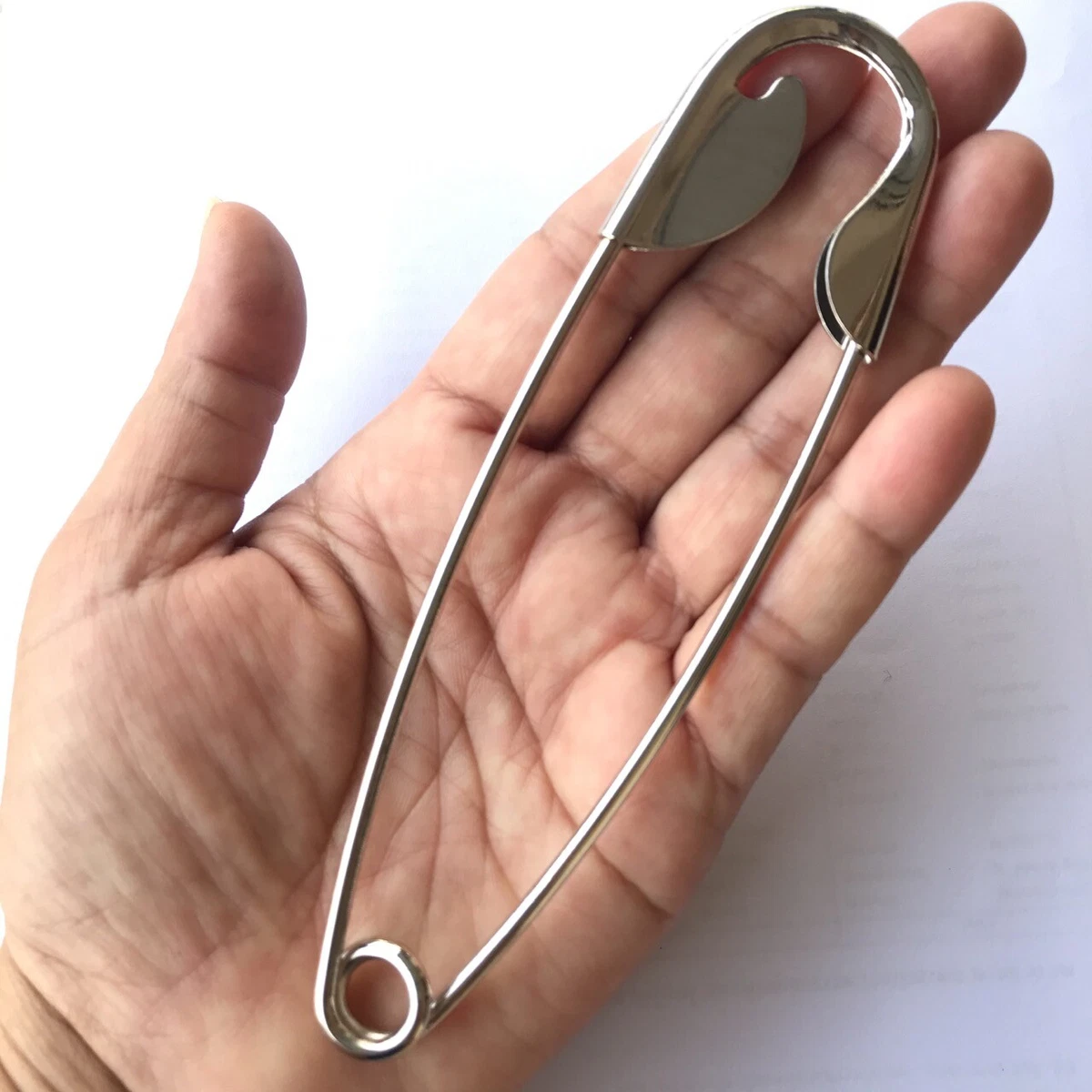 1 pcs. Finger Big Jumbo Safety Pin Heavy Duty Stainless Steel