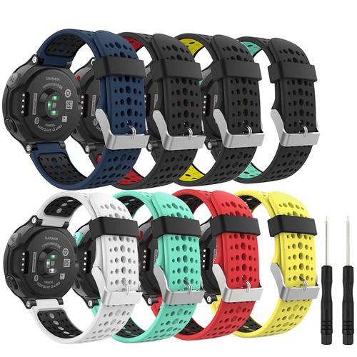 Garmin Approach S20 Forerunner 235 735xt 220 Ersatzband Silikon Bracelet Armband - Picture 2 of 20
