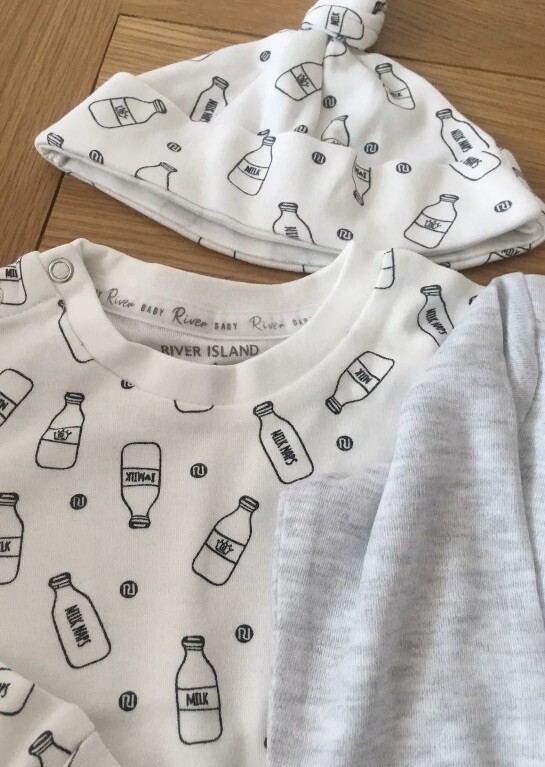 Rrp £25 River Island 4 Piece sleep-suit Sets Age 9-12 image 4