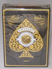 Artisan Black Deck Playing Cards Poker Size Theory 11 USPCC Limited Edition New!