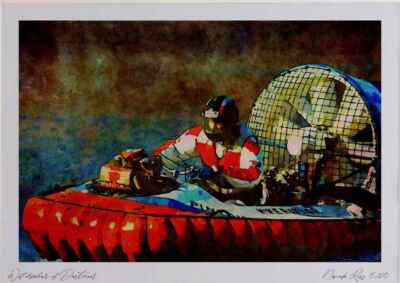 796012 Single Fan Hovercraft, _Tarleton_ Watercolour Picture Ltd Ed A3