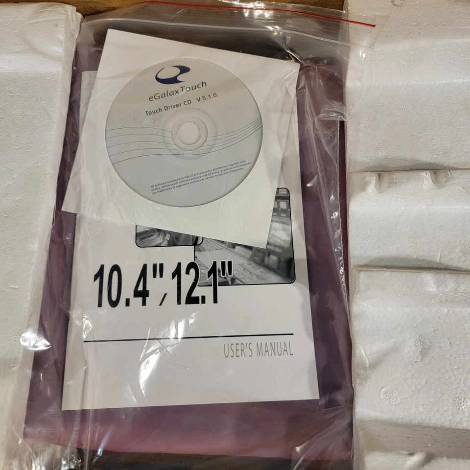 GVISION J1PS-DA-4620 10.4″ Resistive Serial USB Touchscreen TFT Display w/ CD - Image 3 of 4