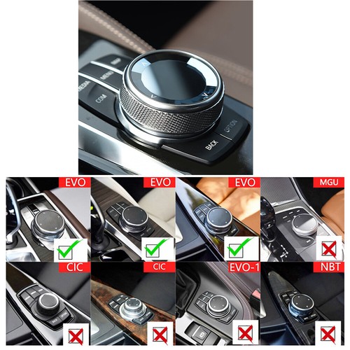 SP EVO IDrive Multi-Media Knob Rock Crystal Cover for BMW 4 Series M4 2017-2020 - Picture 5 of 7