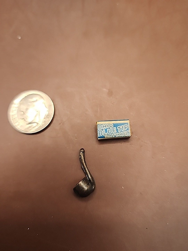 Pipa y fósforos de miniaturas para casa de muñecas - Imagen 4 de 4