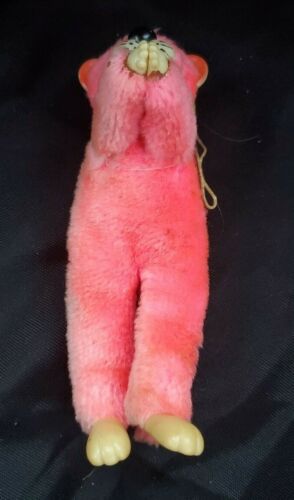 5.5" Pink Panther Gripper Hugger Ornament Plush Collecitble Vintage Toy - Picture 5 of 12