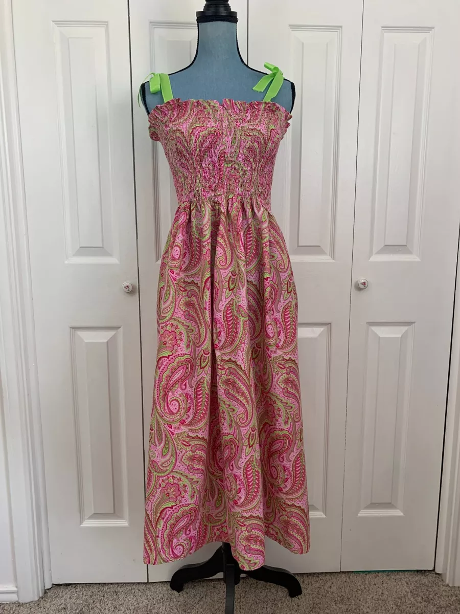 Lime green hotsell and pink dress
