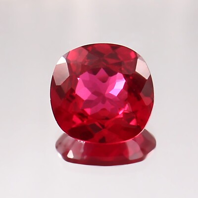 Natürlich Makellos Mosambik Blutrot Rubin Lose Kissen Schliff Edelstein 2.80 CT
