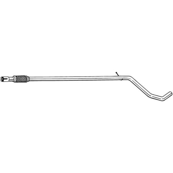 Bosal Abgasrohr Hosenrohr Passend FüR Fiat Panda 169 1.1 1.2 169_ 952-141-image