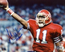 ANDRE WARE SIGNED AUTOGRAPHED 8x10 PHOTO + 89 HEISMAN HOUSTON BECKETT BAS
