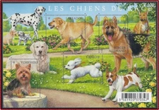 2011 France Bloc F4545** BF The Breed Dogs Sheet MNH