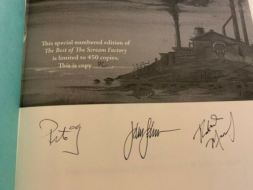 THE BEST OF THE SCREAM FACTORY: Signed by all 3- HC/DJ 1st Ed (2018) - Imagen 2 de 9