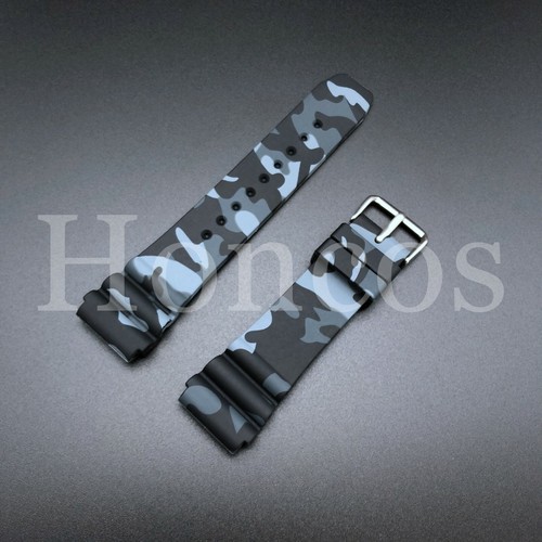 Fits for Seiko Diver Watch Band Strap SKX007 SKX009 22mm Color Rubber Camouflage - 第 52/61 張圖片