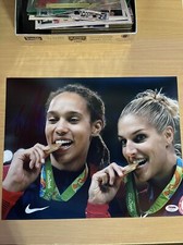 BRITTNEY GRINER SIGNED AUTOGRAPHED 2016 Olympics 11x14 PHOTO PSA DNA