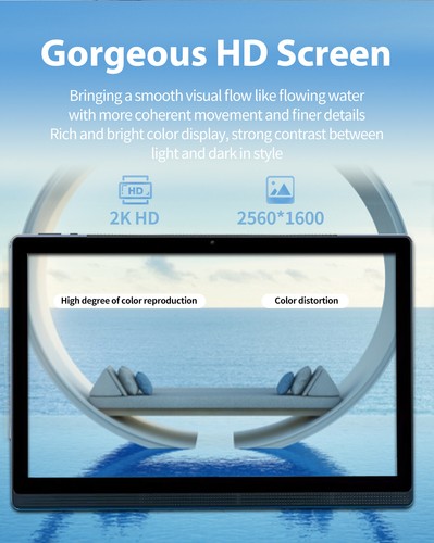 Tablets 14inch 16GB RAM 1TB ROM Dual SIM Tablet PC 5G WiFi Android14 Google Play - Picture 16 of 18