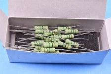 (25) Ohmite 1 MOhms 2W Through Hole Resistor Ceramic OY105KE
