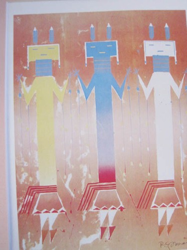 R C Gorman, Yei be Chei Framed Navajo Gallery print - Picture 2 of 4