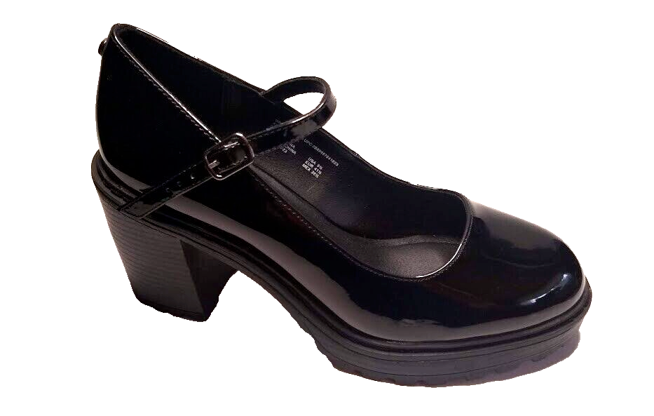 NEW MADDEN NYC By STEVE MADDEN Size 9.5 Black Mary Jane Platform