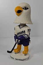 NIAGARA UNIVERSITY MONTE PURPLE EAGLE BOBBLEHEAD HOCKEY MASCOT AGP NO BOX RARE