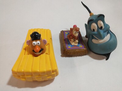 Disney Pixar Mr Kartoffelkopf Auto Aladdin Geist Figur fliegender Teppich Restposten F23#10