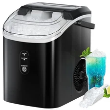 Nugget Countertop Ice Maker, Soft Chewable Ice, 34lbs/24H, Self-Cleaning