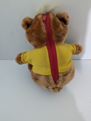 Teddy Vintage 1989 Zeddy Teddy 13” Sitting Bear Cuddle Wit Creation