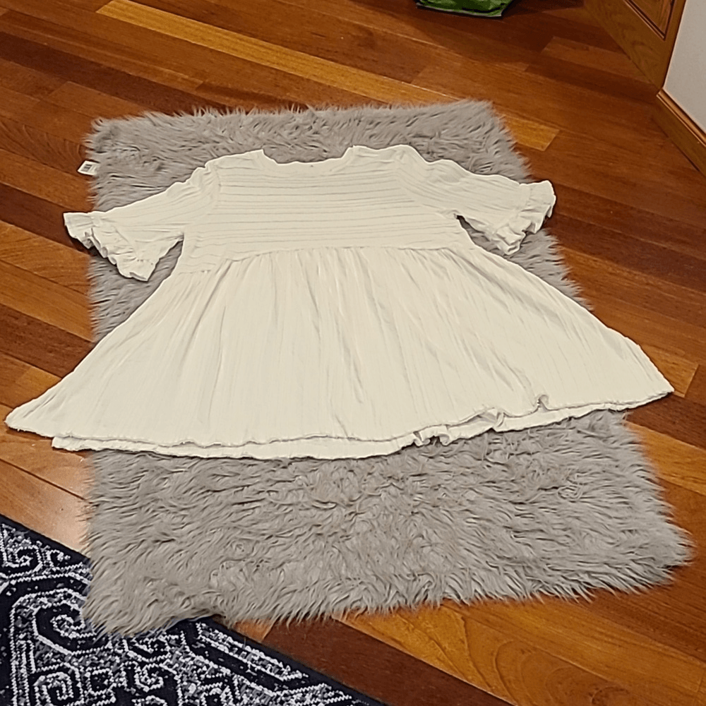 Free people womens knit white cotton flowy babydoll dress with bell sleeves | eBay Free people womens knit white cotton flowy babydoll dress with bell sleeves | eBay