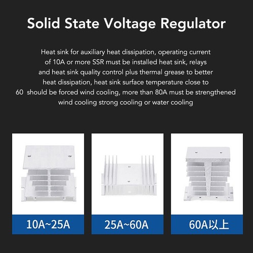 Regulador de voltaje de control continuo de CA State Relay SSR 4-20mA a 28-250V - Imagen 16 de 17
