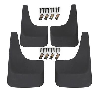 Mud Flaps Splash Guards Fit For 2001-2014 Chevy Silverado 1500 2500 3500 4PCS