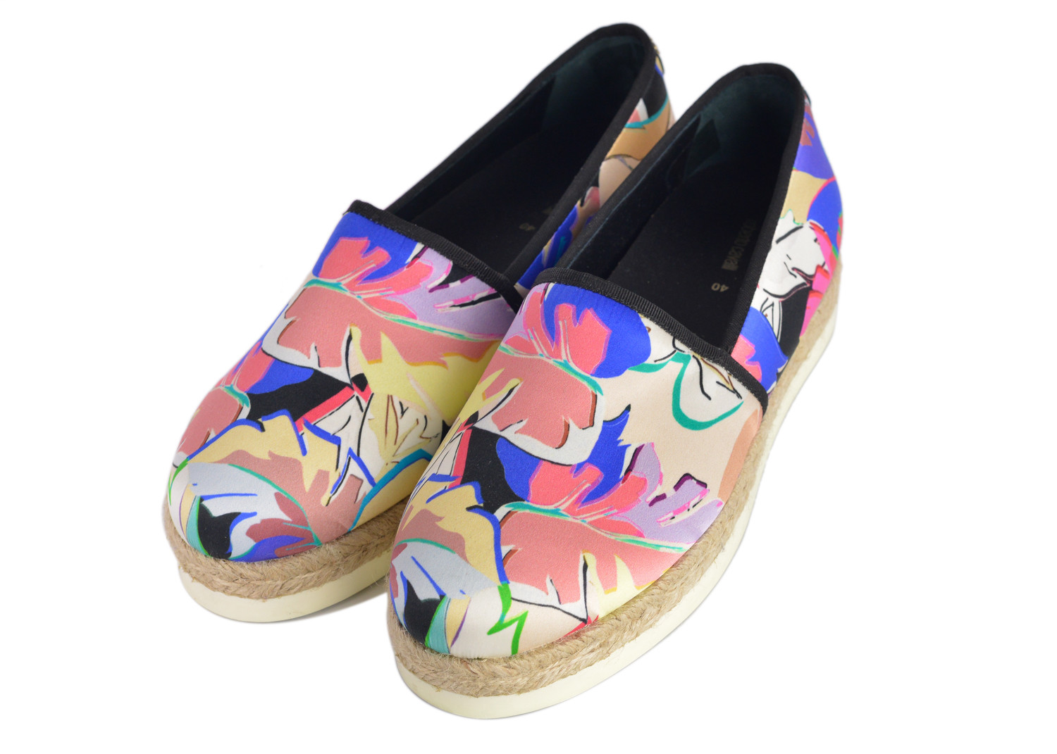 Roberto Flats Cavalli Rosa Floral Print Platform Espadrille Flats Roberto Sz41/11~RTL 650 9ea9ad Roberto Flats Cavalli Rosa Floral Print Platform Espadrille Flats Roberto Sz41/11~RTL 650 9ea9ad