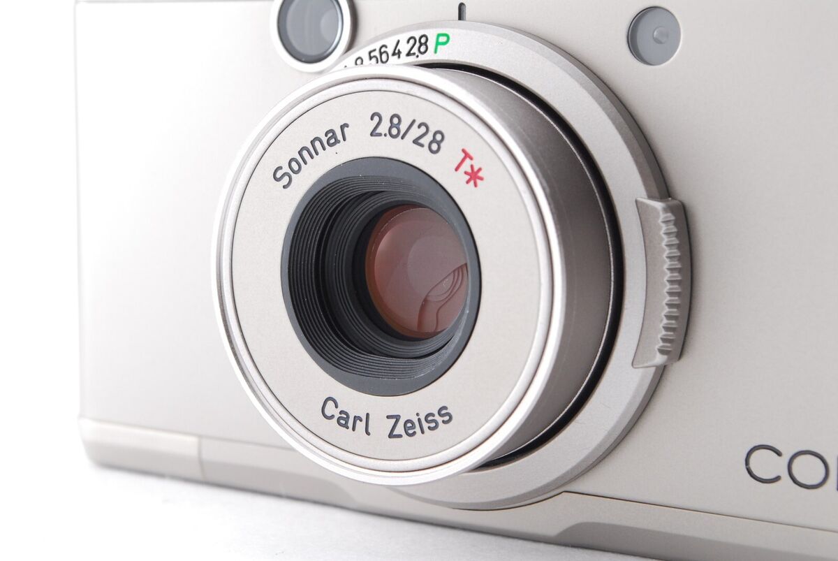 NEAR MINT w/Case】 Contax Tix Carl Zeiss 28mm f/2.8 Film NEAR MINT w/Case】 Contax Tix Carl Zeiss 28mm f/2.8 Film