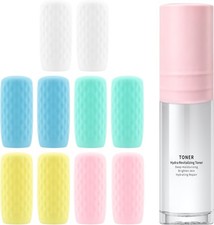 10 PCS Silicone Bottle Covers for Travel, 5 Color Bottle Cover