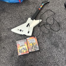 Guitar Hero II X-Plorer Guitar Controller Game Xbox 360 Bundle