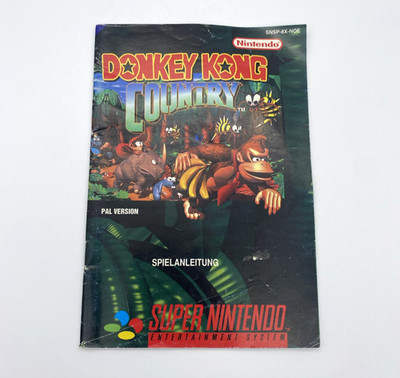 Donkey Kong Country (Nintendo SNES, 1994) Anleitung