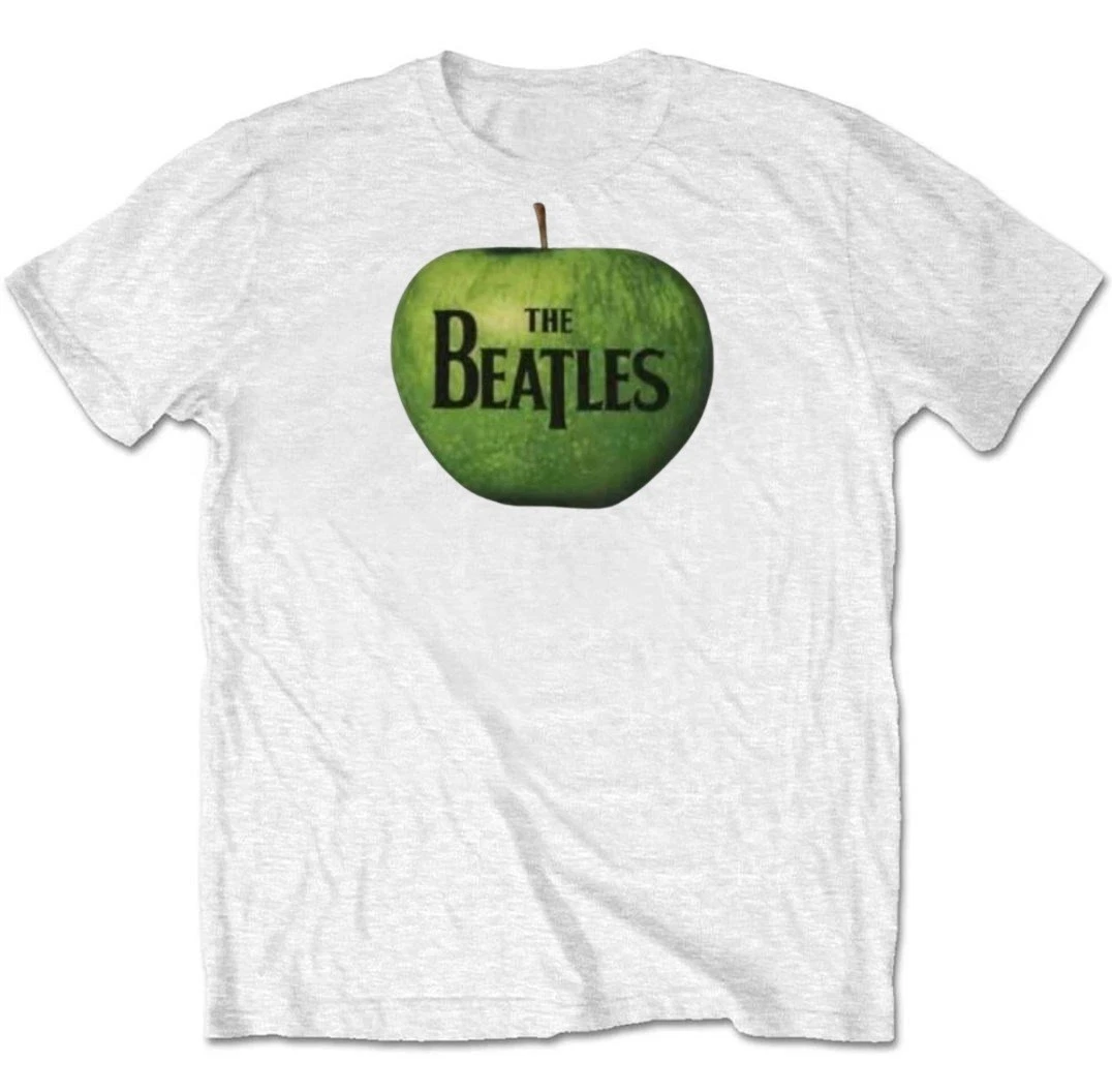 The Beatles Green Apple Logo T-Shirt Men’s Classic Rock Graphic
