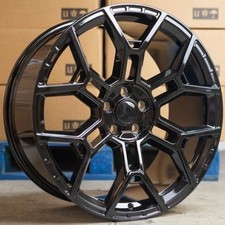 22"lr 6 spoke black  alloy wheels for range rover sport discovery,defender,vogue