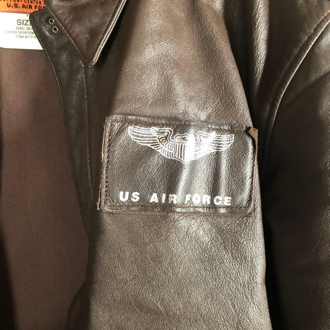 Buzz Rickson's A-2 Flight Jacket Leather Brown Mi… - image 2