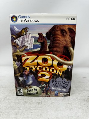 Zoo Tycoon 2: Extinct Animals (PC, 2007) Games For Windows