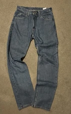 Wrangler Jeans Men 32x30 Blue Relaxed Bootcut Whiskered Denim Pants