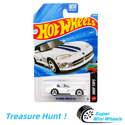 #ad Treasure Hunt Hot Wheels 2026 #29 #x27;92 Dodge Viper RT 10 White $5.99