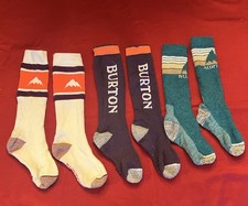 Burton Snowboarding Youth Socks Lot Girls
