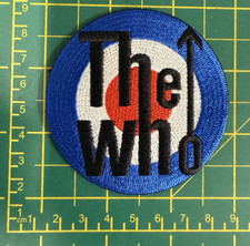 The Who Target Logo 7cm Wide Officially Licensed Woven Sew Or Iron On Patch