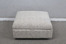 (076) Parker Knoll Hudson Ida Autumn Fabric Ottoman Storage Footstool