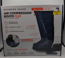 Sharper Image Air Compression Boots Flex Leg Recovery System Large/X-Large